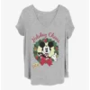Cheapest ⭐ Disney Mickey Mouse Holiday Cheer Mom 🔔 Girls T-Shirt Plus Size ✨