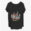Brand new ⭐ Disney Mickey Mouse Holiday Group Girls T-Shirt Plus Size 👏