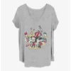 New 😉 Disney Mickey Mouse Holiday Group Girls T-Shirt Plus Size 👍