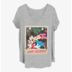 Best Sale 💯 Disney Mickey Mouse Holiday Polaroid Girls T-Shirt Plus Size 😀