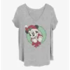 Brand new ✨ Disney Mickey Mouse Mickey Wreath Girls T-Shirt Plus Size ✔️