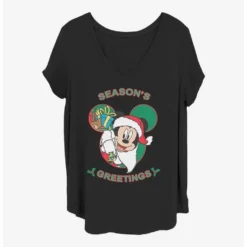 Flash Sale 🎁 Disney Mickey Mouse Mickeys Greeting Girls T-Shirt Plus Size 🔥