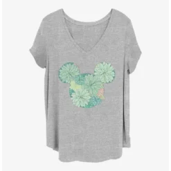 Buy ✔️ Disney Mickey Mouse Succulents 🌟 Girls T-Shirt Plus Size ❤️