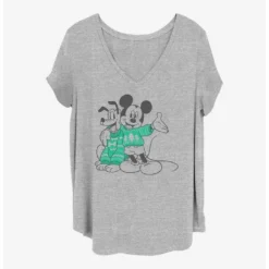 Buy ⭐ Disney Mickey Mouse Sweater Pals 🌟 Girls T-Shirt Plus Size 😀