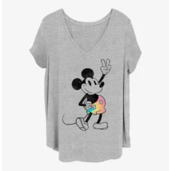 Flash Sale 👍 Disney Mickey Mouse Tie Dye Mickey Girls T-Shirt Plus Size 💯
