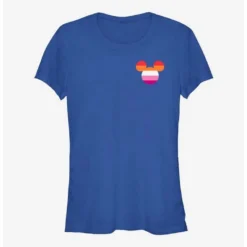 Cheap ❤️ Disney Mickey Mouse Lesbian Pride Badge Pride T-Shirt ✨