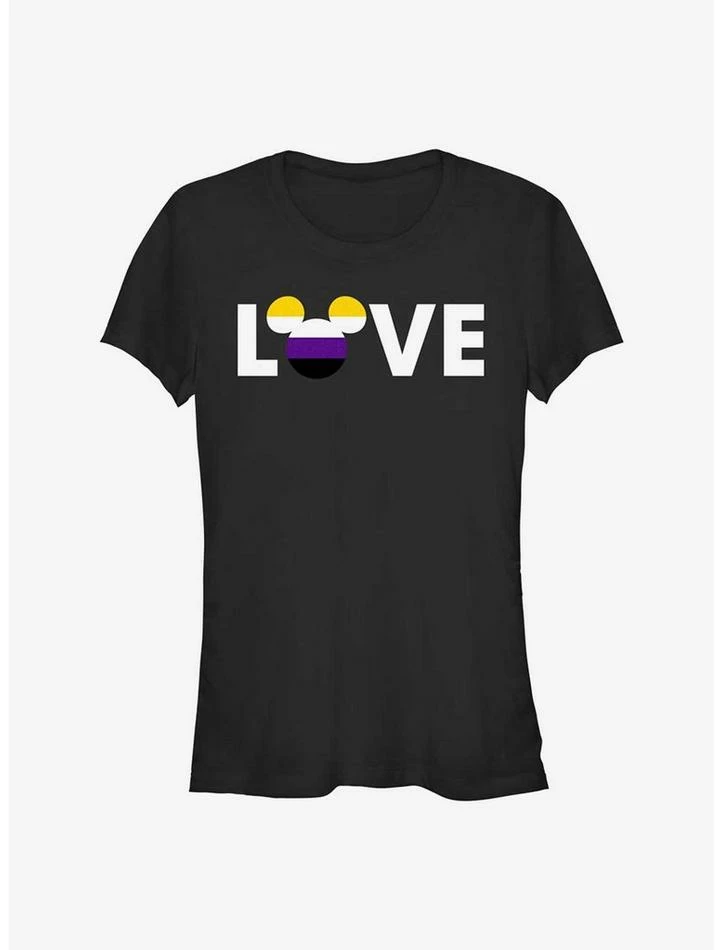 Best Pirce π Disney Mickey Mouse Non-Binary Love Pride T-Shirt π 1 Best Pirce π Disney Mickey Mouse Non-Binary Love Pride T-Shirt π