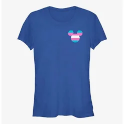 Discount ✔️ Disney Mickey Mouse Transgender Pride Badge Pride T-Shirt ❤️