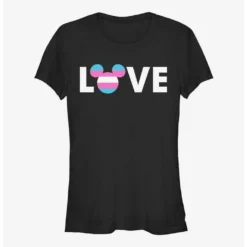 Promo 🤩 Disney Mickey Mouse Transgender Love Pride T-Shirt 👍