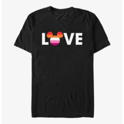Outlet 🛒 Disney Mickey Mouse Lesbian Love Pride T-Shirt ⭐