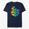 Hot Sale ❤️ Disney Mickey Mouse Rainbow Group Pride T-Shirt ⭐