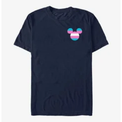 Outlet 🎉 Disney Mickey Mouse Transgender Pride Badge Pride T-Shirt ❤️