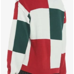 Promo ⌛ Her Universe Disney Holiday Mickey Mouse Patchwork Girls Cardigan 🔔 -Mickey Mouse Store 19480804 av2