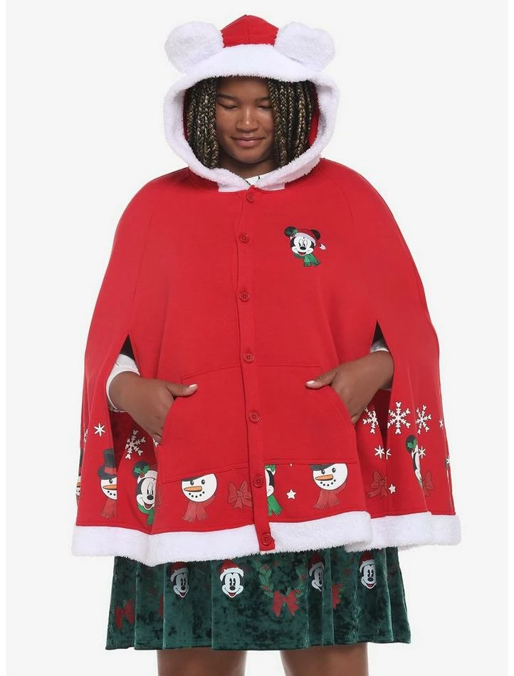 Best Pirce β Her Universe Disney Holiday Mickey Mouse Hooded Girls Cape Plus Size π 1 Best Pirce β Her Universe Disney Holiday Mickey Mouse Hooded Girls Cape Plus Size π