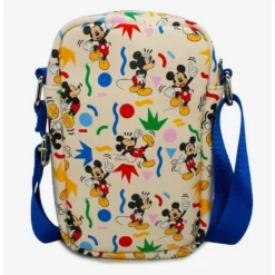 Best Sale 👍 Disney Mickey Mouse Action Poses Confetti Collage Cross Body Bag 🤩 -Mickey Mouse Store 19621480 av2