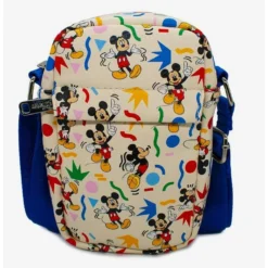 Best Sale 👍 Disney Mickey Mouse Action Poses Confetti Collage Cross Body Bag 🤩