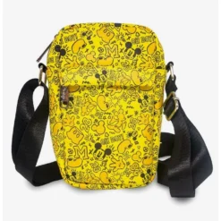 Best Pirce π₯° Disney Mickey Mouse Icon Doodles Collage Cross Body Bag π