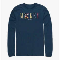 Wholesale 😉 Disney Mickey Mouse Classic Mickey Long-Sleeve T-Shirt ❤️