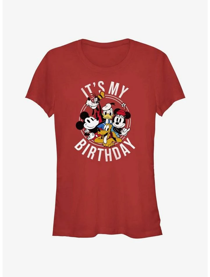 Promo 🤩 Disney Mickey Mouse Mickey and Friends Birthday Girls T-Shirt 👏 1 Promo 🤩 Disney Mickey Mouse Mickey and Friends Birthday Girls T-Shirt 👏