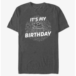 Best Sale ❤️ Disney Mickey Mouse 😍 Birthday Cupcake T-Shirt 😀