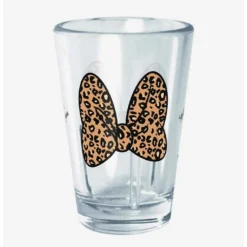 Discount 🤩 Disney Mickey Mouse Animal Print Bow Mini Glass 😀