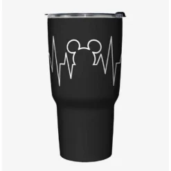 New ✔️ Disney Mickey Mouse Mickey Heartline Travel Mug ✨