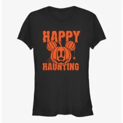 Promo ❤️ Disney Mickey Mouse Happy Haunting 👏 Girls T-Shirt ❤️