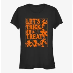 Best Pirce 😀 Disney Mickey Mouse Let's Trick or Treat Spiderweb Girls T-Shirt 🔔