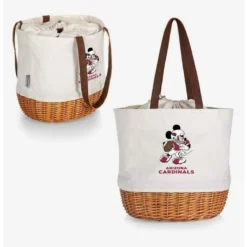 Wholesale ⭐ Disney Mickey Mouse NFL Arizona Cardinals Canvas and Willow Basket Tote 😍 -Mickey Mouse Store 19831549 av4
