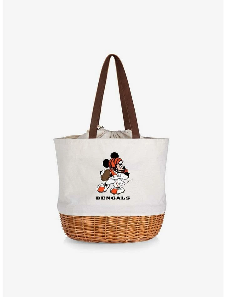 Best Sale π Disney Mickey Mouse NFL Cincinnati Bengals Canvas Willow Basket Tote π 1 Best Sale π Disney Mickey Mouse NFL Cincinnati Bengals Canvas Willow Basket Tote π