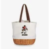Brand new 😍 Disney Mickey Mouse NFL Cleveland Browns Canvas Willow Basket Tote 👍