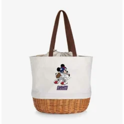 Top 10 🥰 Disney Mickey Mouse NFL New York Giants Canvas Willow Basket Tote ✨
