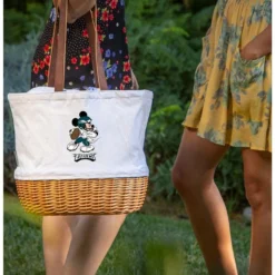 Deals ✨ Disney Mickey Mouse NFL Philadelphia Eagles Canvas Willow Basket Tote ⭐ -Mickey Mouse Store 19831849 av3