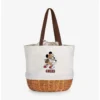 Brand new ❤️ Disney Mickey Mouse NFL San Francisco 49Ers Canvas Willow Basket Tote 🎉