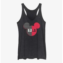 Cheapest 😍 Disney Mickey Mouse 13.1 Half Marathon Ears 😀 Girls Tank ❤️