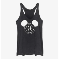 New ❤️ Disney Mickey Mouse Zodiac Pisces 🎉 Girls Tank ✔️