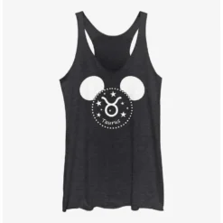 Best Pirce 😉 Disney Mickey Mouse Zodiac Taurus Girls Tank 💯