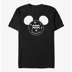 Brand new ❤️ Disney Mickey Mouse Zodiac Aquarius T-Shirt ✔️