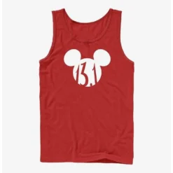 Promo 🎁 Disney Mickey Mouse 13.1 Half Marathon Ears Tank 🤩
