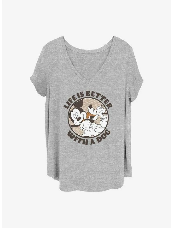 Discount βοΈ Disney Mickey Mouse Dog Life Girls T-Shirt Plus Size π₯ 1 Discount βοΈ Disney Mickey Mouse Dog Life Girls T-Shirt Plus Size π₯
