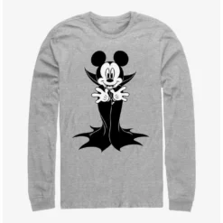 Flash Sale 🔥 Disney Mickey Mouse Vampire Mickey Long-Sleeve T-Shirt 👍