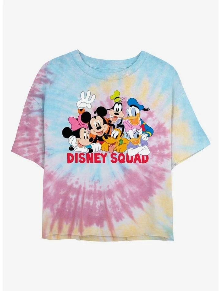 Cheap ✔️ Disney Mickey Mouse Disney Squad Tie Dye Crop Girls T-Shirt ⭐ 1 Cheap ✔️ Disney Mickey Mouse Disney Squad Tie Dye Crop Girls T-Shirt ⭐