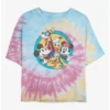 Best deal ⌛ Disney Mickey Mouse Original Buddies Tie Dye Crop 🧨 Girls T-Shirt ❤️