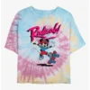 Budget ✨ Disney Mickey Mouse Rad Mickey Tie Dye Crop ✨ Girls T-Shirt 🔥