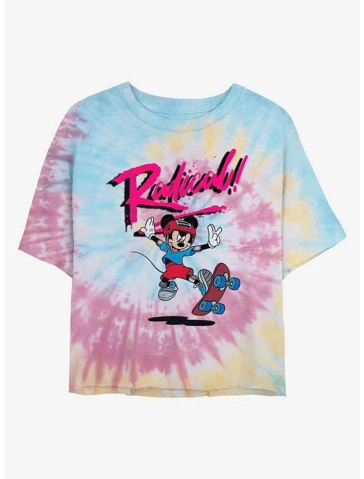 Budget β¨ Disney Mickey Mouse Rad Mickey Tie Dye Crop β¨ Girls T-Shirt π₯ 1 Budget β¨ Disney Mickey Mouse Rad Mickey Tie Dye Crop β¨ Girls T-Shirt π₯