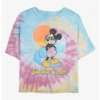Best deal 👏 Disney Mickey Mouse Sunshine Seeker Tie Dye Crop ✨ Girls T-Shirt ✔️