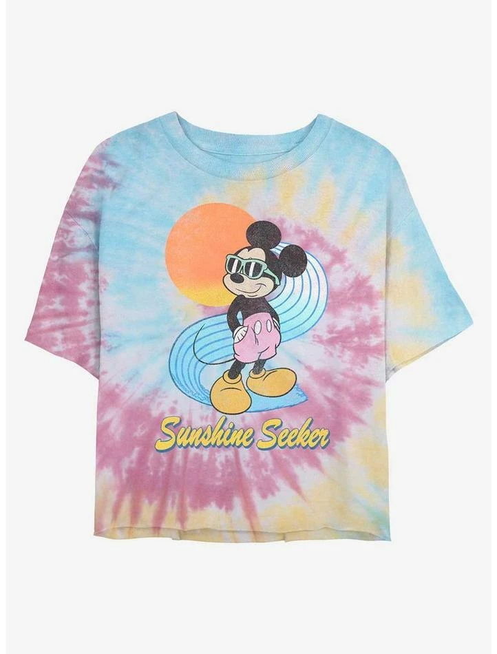 Best deal π Disney Mickey Mouse Sunshine Seeker Tie Dye Crop β¨ Girls T-Shirt βοΈ 1 Best deal π Disney Mickey Mouse Sunshine Seeker Tie Dye Crop β¨ Girls T-Shirt βοΈ