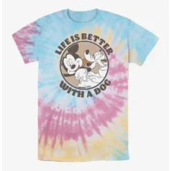 Top 10 🌟 Disney Mickey Mouse Dog Life Tie Dye T-Shirt 👏