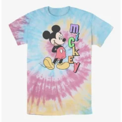 Promo ✔️ Disney Mickey Mouse Mickey Name Tie Dye T-Shirt 🎉