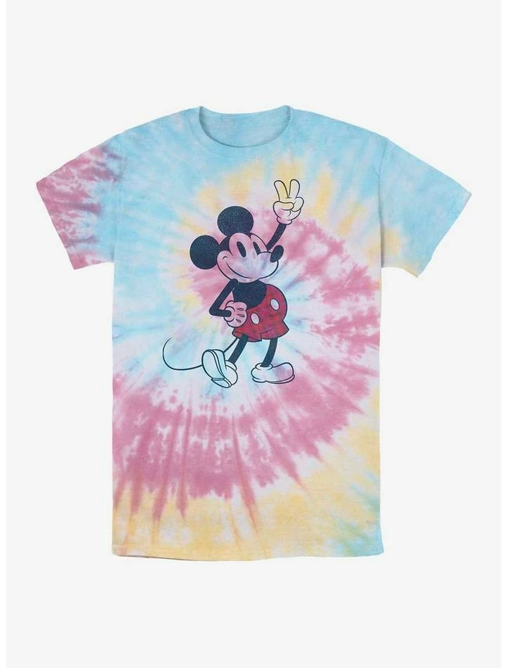 Discount π Disney Mickey Mouse Peace Mickey Tie Dye T-Shirt β 1 Discount π Disney Mickey Mouse Peace Mickey Tie Dye T-Shirt β